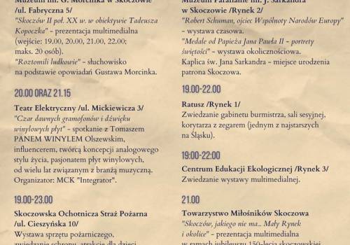 Skoczowska Noc Muzeów